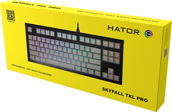 Клавиатура игровая Hator Skyfall (HTK-655) TKL PRO black 