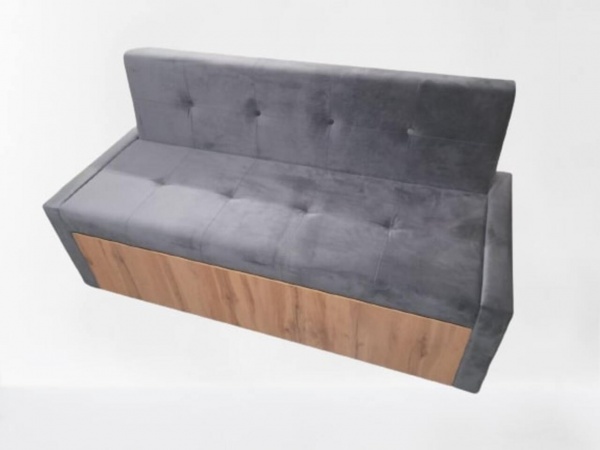 Диван кухонний Lion Титан 1560х645/1170х820 мм дуб аппалачі / сірий 