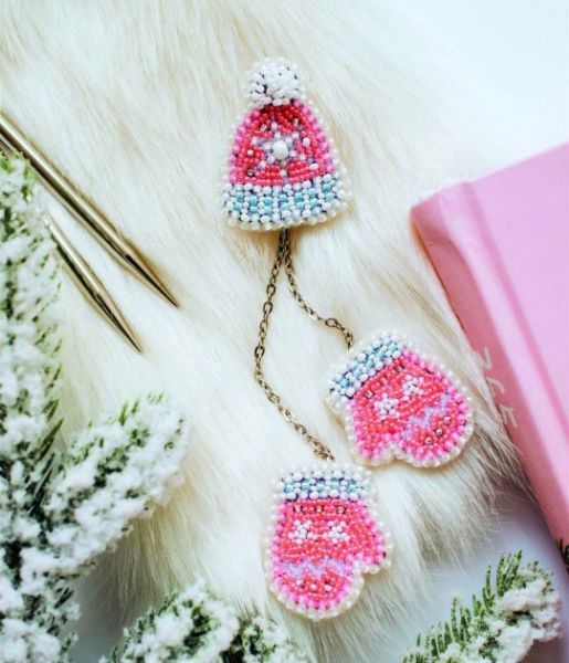 Набор для вышивания бисером Морозец AD-028 Абрис Арт 