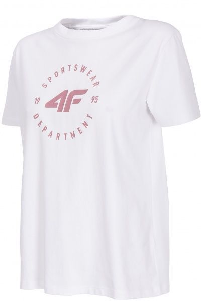 Футболка 4F H4L20-TSD016-10S H4L20-TSD016-10S L белый
