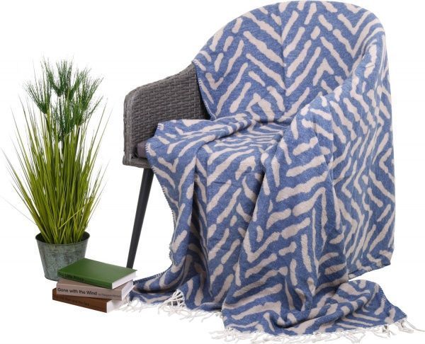 Плед Scotch blue 150x200 см синій Sesli Tekstil 