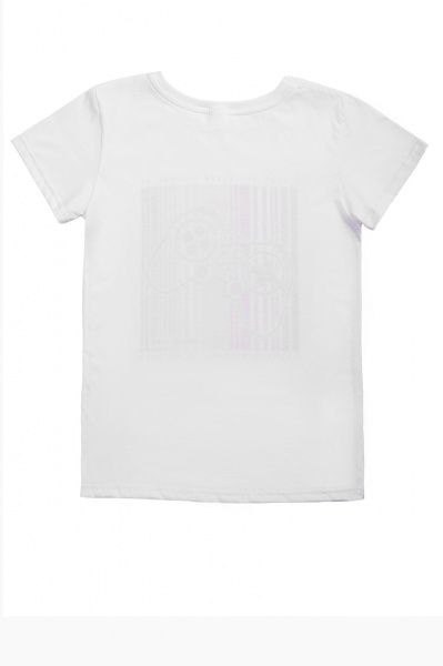 Футболка для хлопчиків Luna Kids з принтом Rainbow р.104 білий 