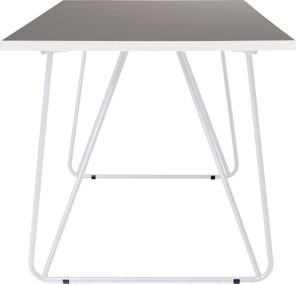 Стіл обідній Nowy Styl ROCKY WHITE (25) 1380*770*755 (CH) сірий шифер/білий 