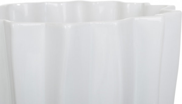 Ваза керамическая белый Тронхейм 15,5х30 см