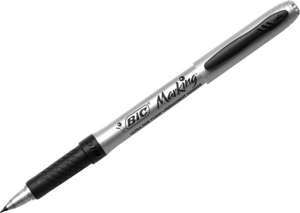 Маркер перманентний BIC 0.7 мм 8290801 чорний 