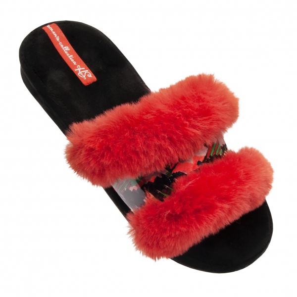 Капці домашні Home Story 211703-4 р. 39 червоний 