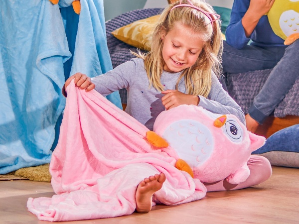 Набір Емоційна Совушка 3-в-1 Забіяка Луні-Ку рожевий Dormeo 