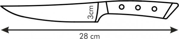 Нож порционный AZZA 15 см 884533 Tescoma