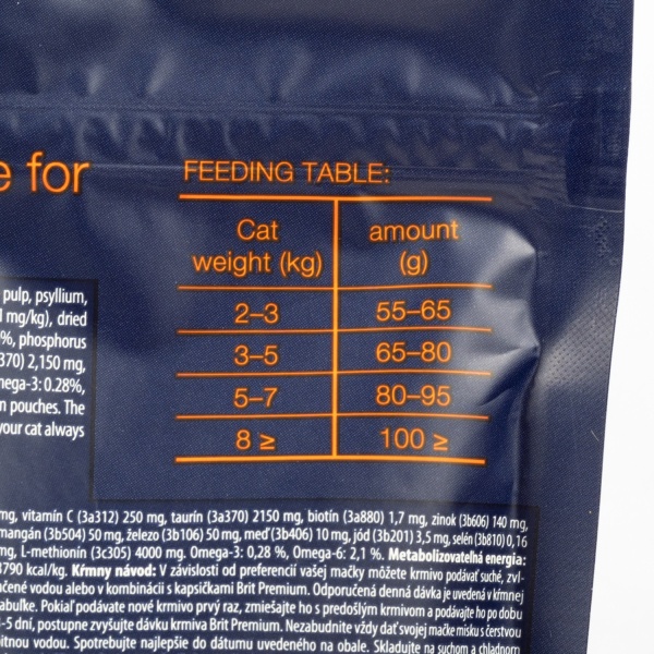 Корм для взрослых котов, которые живут в помещении Brit Premium By Nature с курицей 1,5 кг