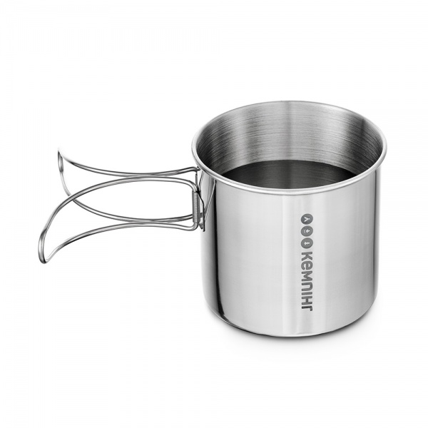 Кружка Кемпинг ø103 мм 93 мм 0,5 л Чашка со складными ручками 400 мл