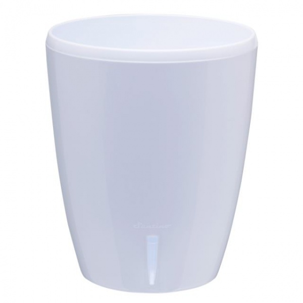 Вазон пластиковий Santino Орхідея Twin круглий 3,3 л білий (OTW33WHT) 