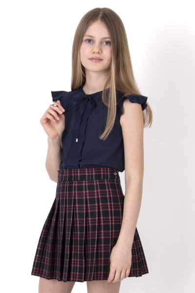 Блуза Mevis р.116 синий 3765 