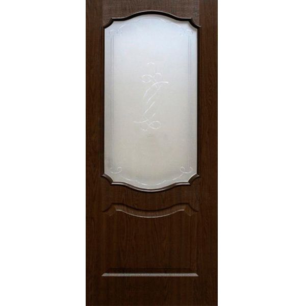 Дверное полотно ОМиС Прима ЗС+КМ 700 мм каштан