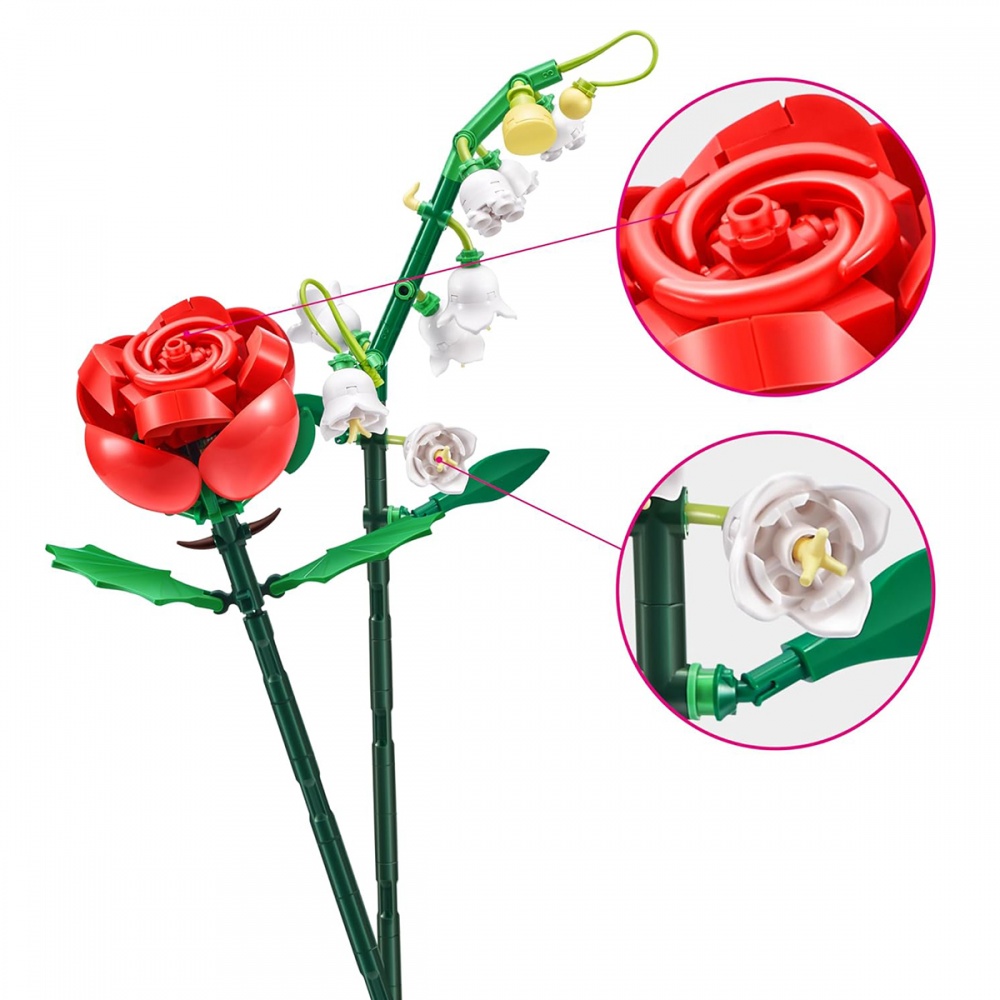 Конструктор Max в капсуле S1 – Садовые цветы (в ассорт., в диспл.) 83184GQ1