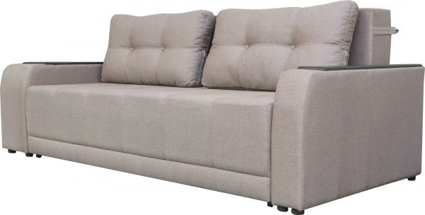 Диван прямий Кедр Плейн ліва ніша бежевий 2400x1030 мм