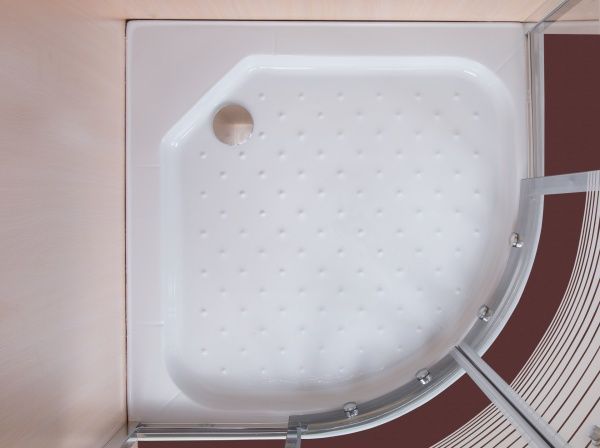 Душевая кабина UP! (Underprice) R-522 GS 90x90x1940 профиль хром, стекло прозрачное