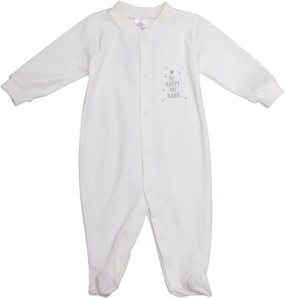 Комбинезон унисекс Моя планета р.86 молочный б301-2 