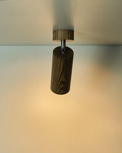 Светильник настенно-потолочный Iterna Alta spot 1xGU10 ясень темный LW086 