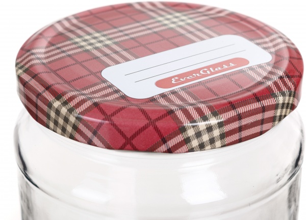 Банка для консервирования ТО с металлической крышкой 82 мм 0,72л Everglass