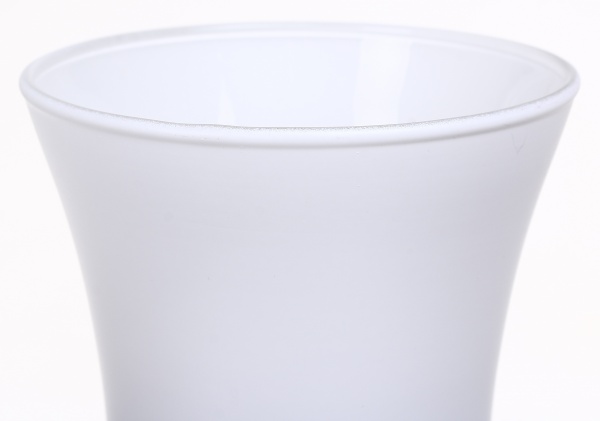 Ваза скляна Soft Лілія 25 см біла 