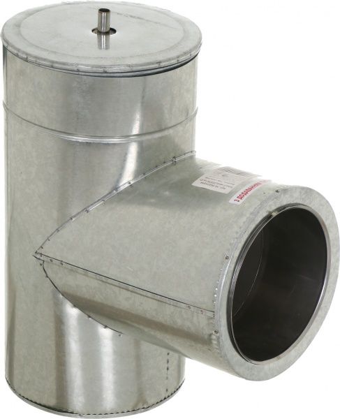 Трійник термо 1 мм нерж/оц Ф200/260 мм 87°LIRA-LTD 