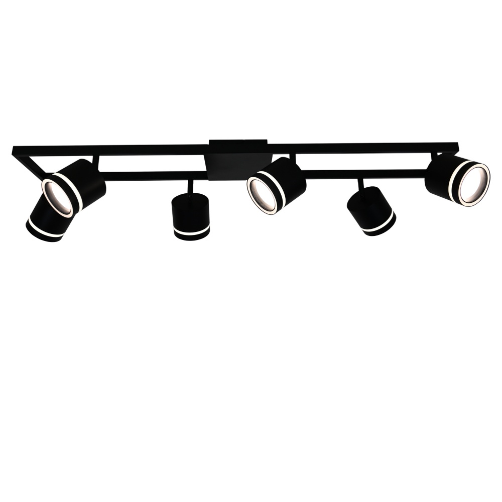 Люстра стельова Victoria Lighting 6x12 Вт GX53 чорний Firth/PL6 black