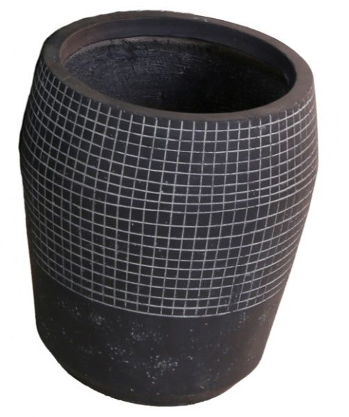 Кашпо Engard Пуату круглий 71 л темно-сірий (GA76-1) 