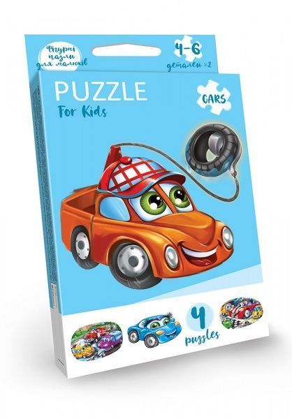 Пазлы Danko Toys Puzzle For Kids (для детей) с. 2 № 8 Cars 2 PFK-08