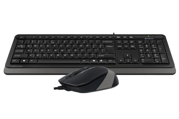 Комплект клавиатура и мышь A4Tech F1010 (Grey) 