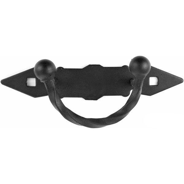 Ручка-скоба Місяць з кульками чорна матова чорний матовий