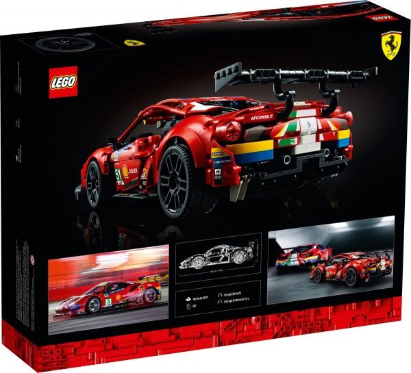 Конструктор LEGO Technic Ferrari 488 GTE “AF Corse #51” 42125