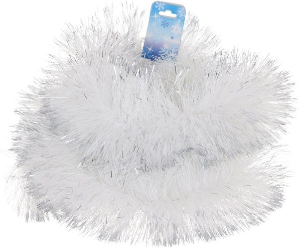 Дождик новогодний элит 15 2 м белый