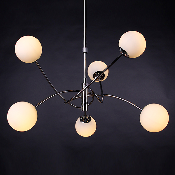 Люстра Brilliant Belina 6x33 Вт хром/белый