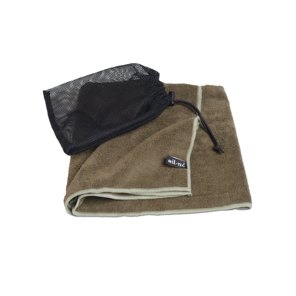 Полотенце Mil-Tec ВОЕННЫЙ MICROFIBRE, OLIVE, 100X50 CM