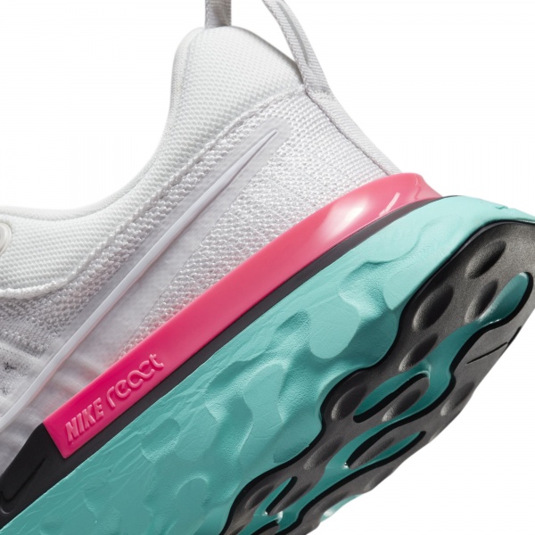 Кроссовки Nike React Infinity Run Flyknit 2 CT2357-005 р.US 8,5 серо-бирюзовый