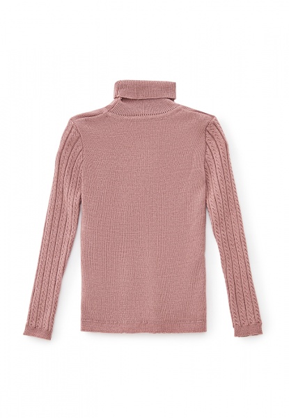 Гольф для девочки ART KNIT Pretty р.164 пепельно-розовый 