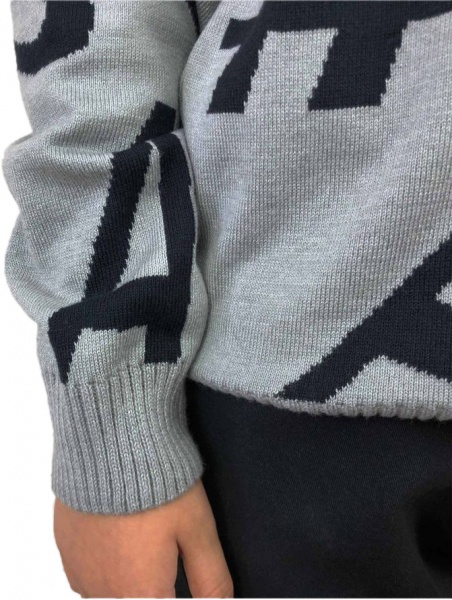 Джемпер для мальчика ART KNIT GA р.140 серый 