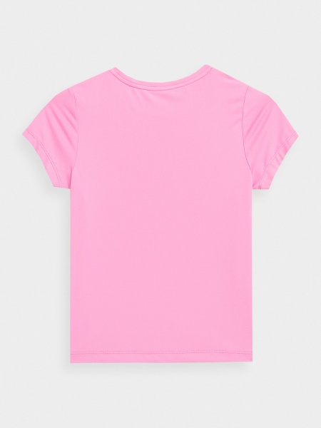 Футболка 4F TSHIRT FNK F157 4FJSS23TFTSF157-55S р.122/128 рожевий