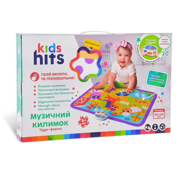 Розвиваючий килимок Kids Hits Чудо-ферма KH05/001