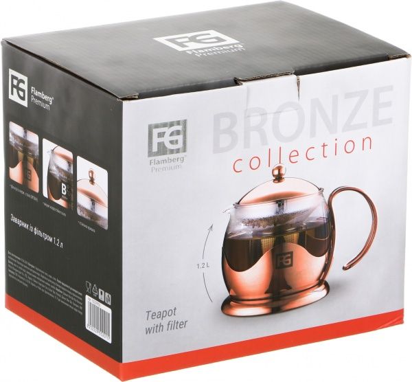 Чайник заварювальний Bronze 1.2 л Premium Flamberg Premium