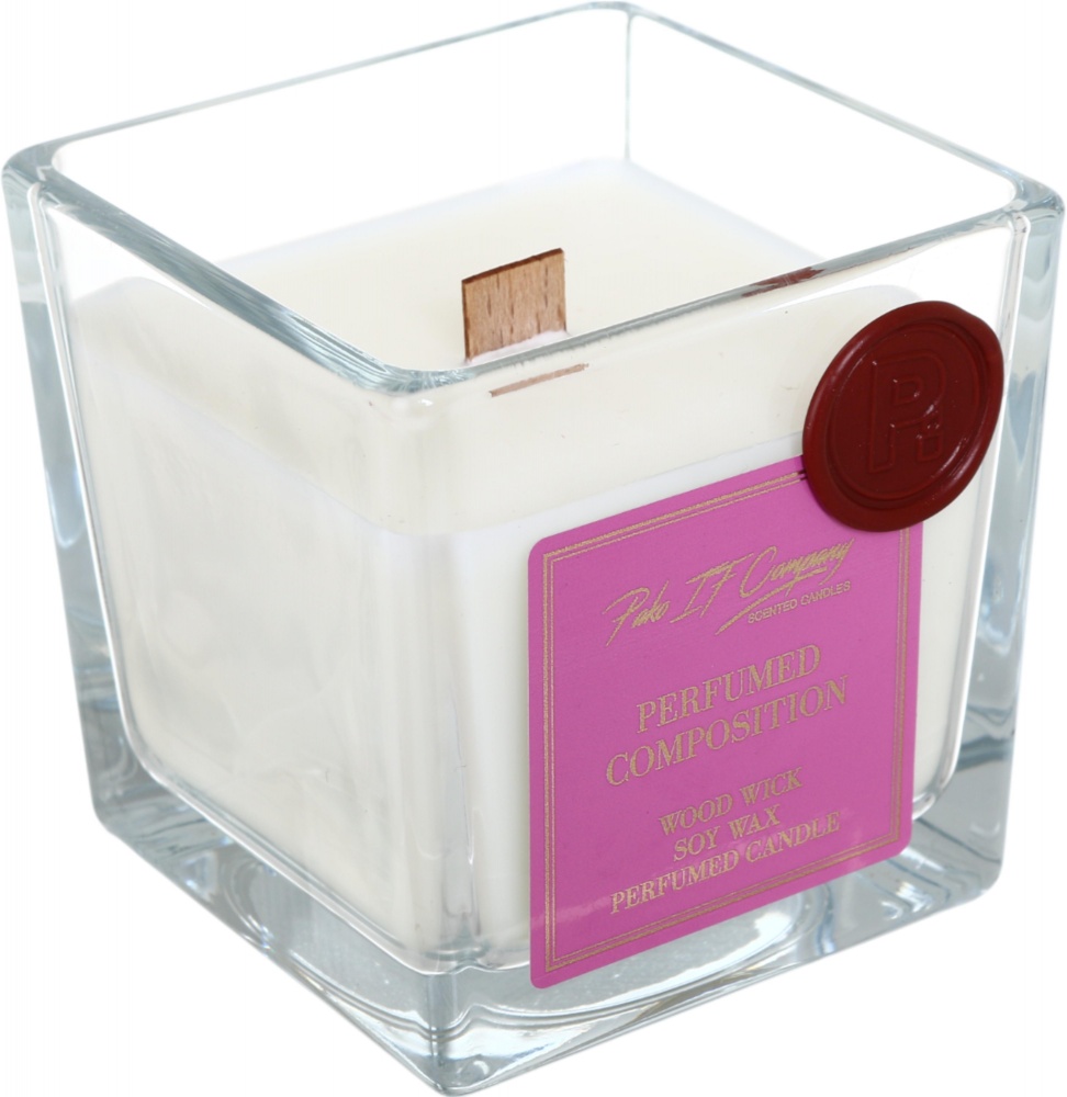Свічка ароматична Pako-If в склі квадрат 80х80 мм парфумована жіноча