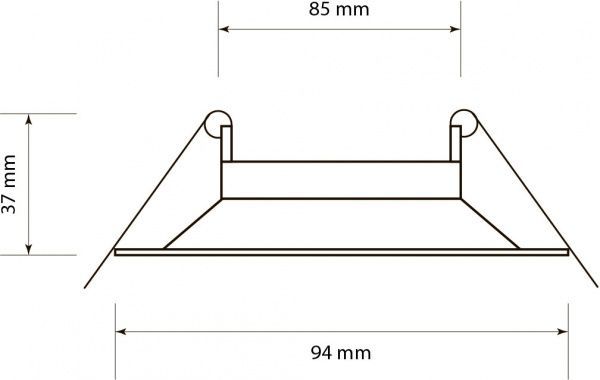 Светильник точечный Светкомплект HDL AS 52WH 50 Вт G5.3 белый 