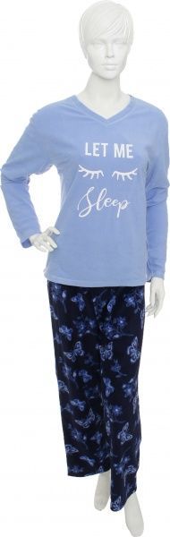 Костюм домашний женский La Nuit Butterfly р. XS голубой с синим 