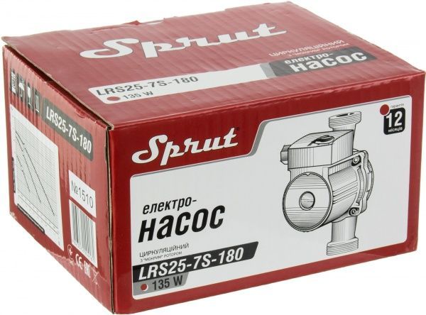 Циркуляционный насос Sprut LRS 25-7-180