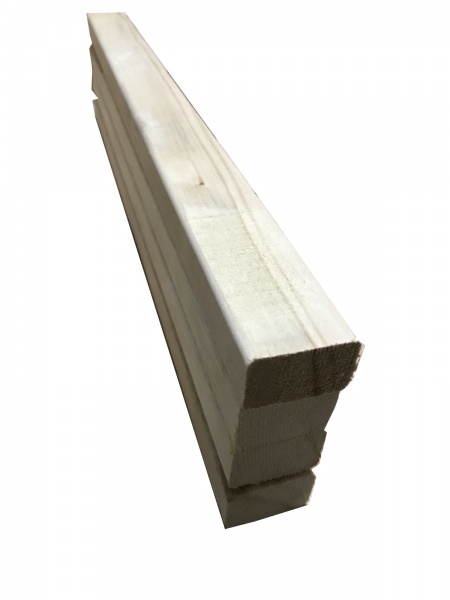 Брус лавочный липа 25х80х1000 мм