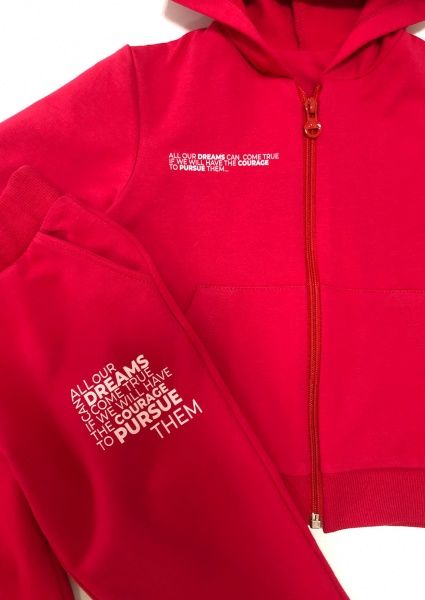 Спортивный костюм Roksana для девочки №0027/32192 р.122/128 красный 