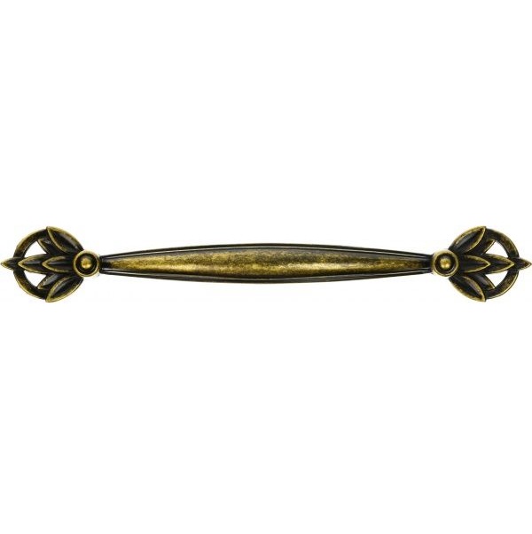 Мебельная ручка DR 62 G19 128 мм античное золото DC