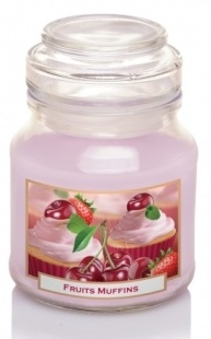 Свічка ароматична Bartek Candles Свічка в банці 130г. Фруктові тістечка 