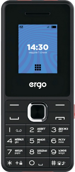 Мобильный телефон Ergo E181 black