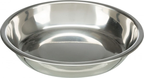 Миска Trixie для котів подвійна біла меламін/метал 2x0,2л 13 см (25187)